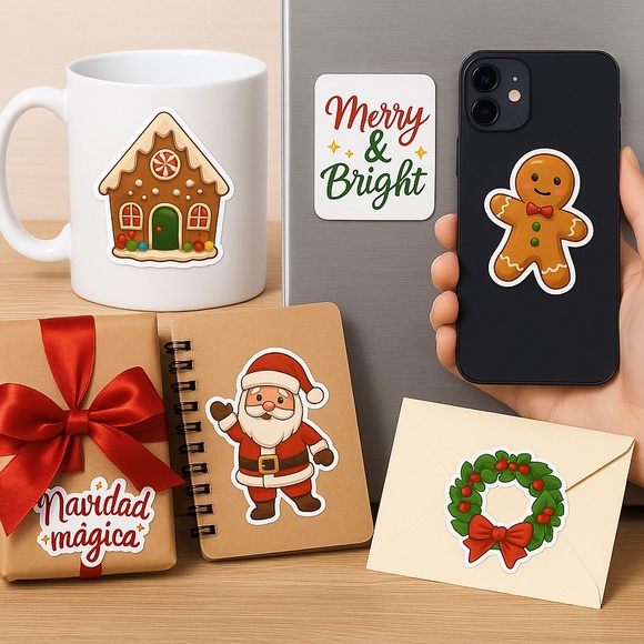 Christmas Holiday Sticker Set - Picture 9 of 9